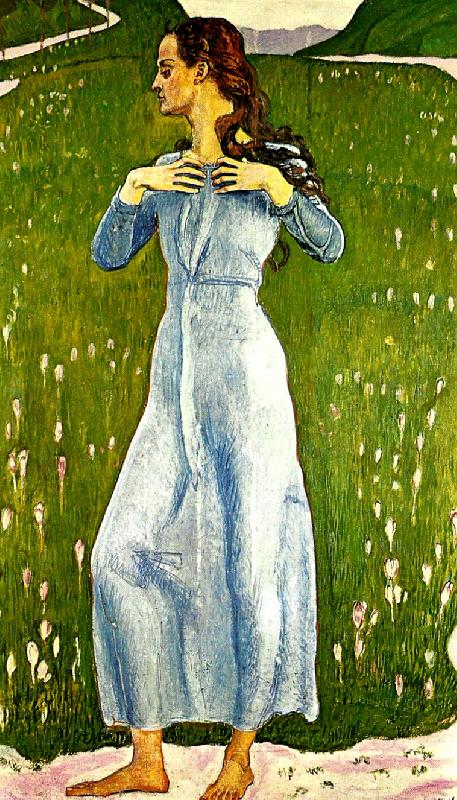 Ferdinand Hodler smarta oil painting picture